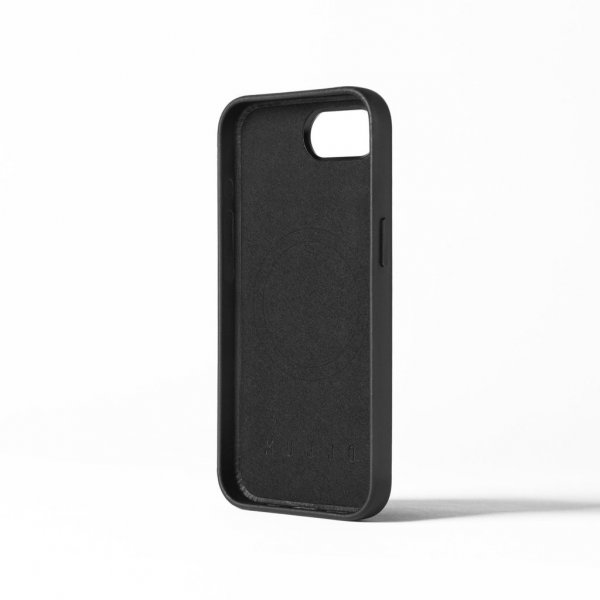 Mujjo iPhone 16/17 Full Leather Case MagSafe - musta