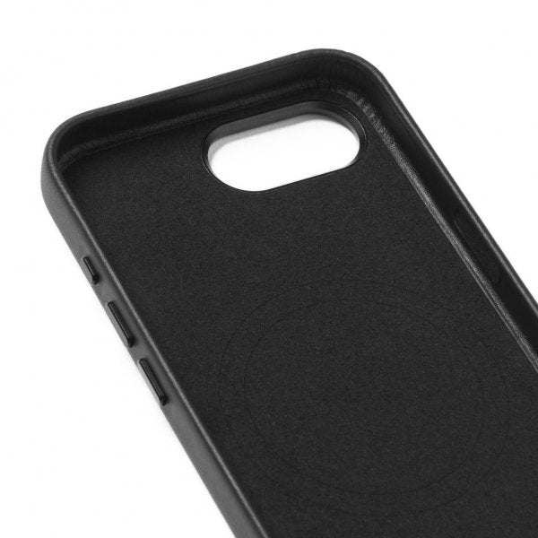 Mujjo iPhone 16/17 Full Leather Case MagSafe - musta