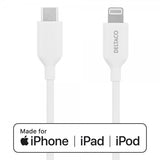 Deltaco-kaapeli USB-C–Lightning-liitin 2 m, valkoinen