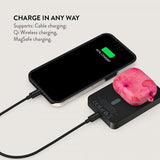 Burga Powerbank MagSafe 5000 mAh Island Girl Metallinharmaa