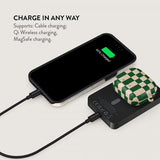 Burga Powerbank MagSafe 5000 mAh Ivy League Metallinharmaa