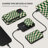 Burga Powerbank MagSafe 5000 mAh Ivy League Metallinharmaa