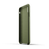 Mujjo iPhone Xs Max Kuori Full Leather Case Monaco Blue