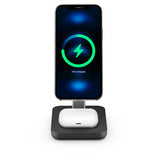Journey MagSafe-yhteensopiva 3-in-1 langaton latausteline, musta