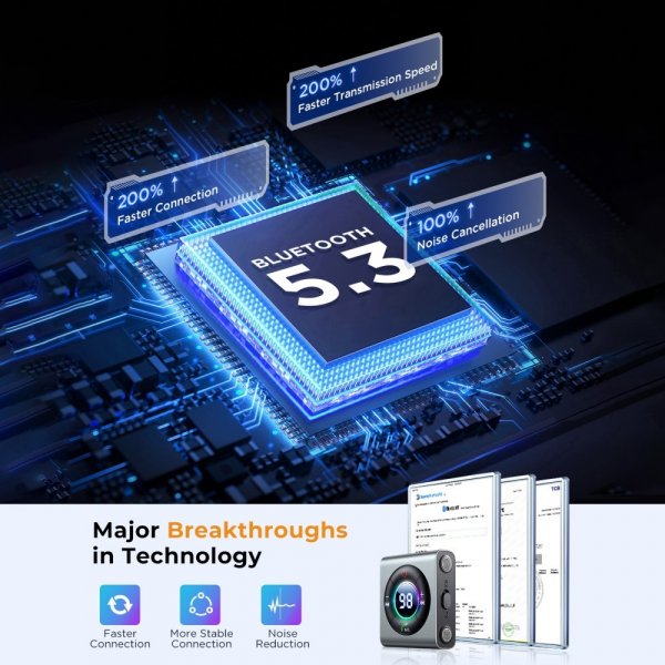 Joyroom JR-CB2 2-in-1 langaton lähetin/vastaanotin Bluetooth