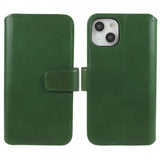 Nordic Covers iPhone 14 Plus Essential Leather -suojakotelo, Juniper Green