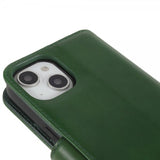 Nordic Covers iPhone 14 Plus Essential Leather -suojakotelo, Juniper Green