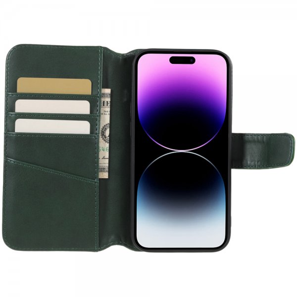 Nordic Covers iPhone 12/iPhone 12 Pro -kotelo Essential Leather Juniper Green