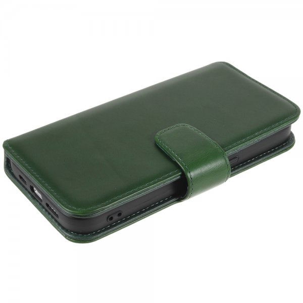 Nordic Covers iPhone 12/iPhone 12 Pro -kotelo Essential Leather Juniper Green