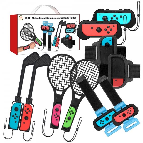 JYS NS215 10-in-1 Sporttarvikesarja Nintendo Switchille
