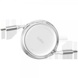 iOttie-kaapeli 100W sisäänvedettävä USB-C, 2 kpl, valkoinen