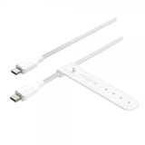 Mophie Chargestream USB-C–USB-C -kaapeli 1 m, valkoinen
