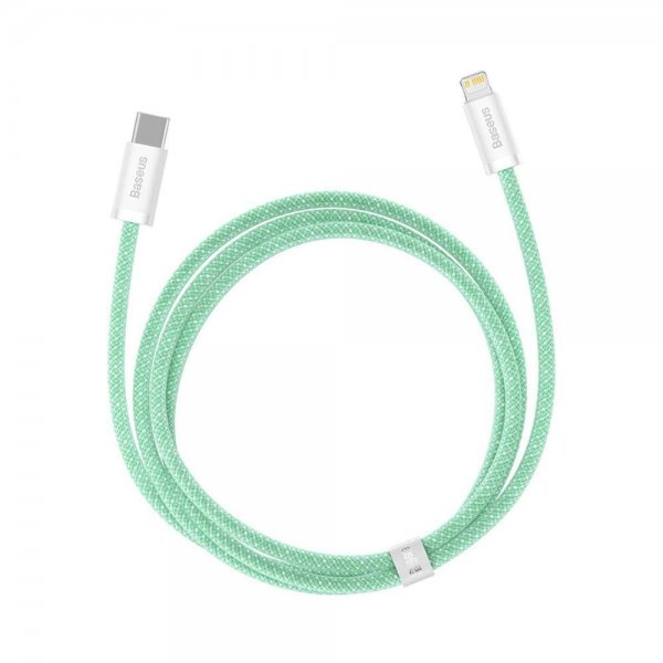Baseus-kaapeli, Dynamic-sarja, USB-C–Lightning, 1 m, vihreä