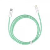 Baseus-kaapeli, Dynamic-sarja, USB-C–Lightning, 1 m, vihreä
