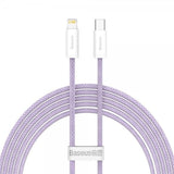 Baseus Dynamic Series USB-C–Lightning-kaapeli, 2 m, violetti