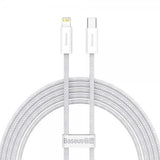 Baseus Dynamic Series USB-C–Lightning-kaapeli, 2 m, valkoinen