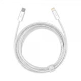 Baseus Dynamic Series USB-C–Lightning-kaapeli, 2 m, valkoinen