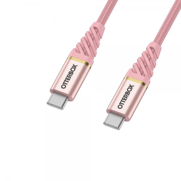 Otterbox Kabel Fast Charge Premium USB-C - USB-C -kaapeli 1m Shimmer Rose