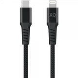 Xqisit Kaapeli Punottu USB-C–Lightning 2m Musta
