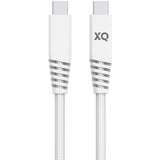 Xqisit Punottu USB-C–USB-C-kaapeli 2 m, valkoinen
