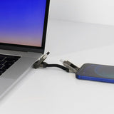Rolling Square inCharge 6 -avainrengaskaapeli, Mercury Gray