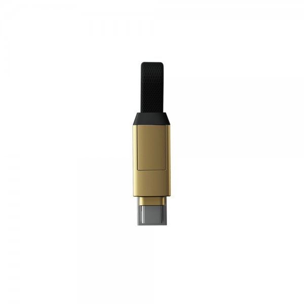 Rolling Square Kabel inCharge 6 -avaimenperä, Saturn Gold