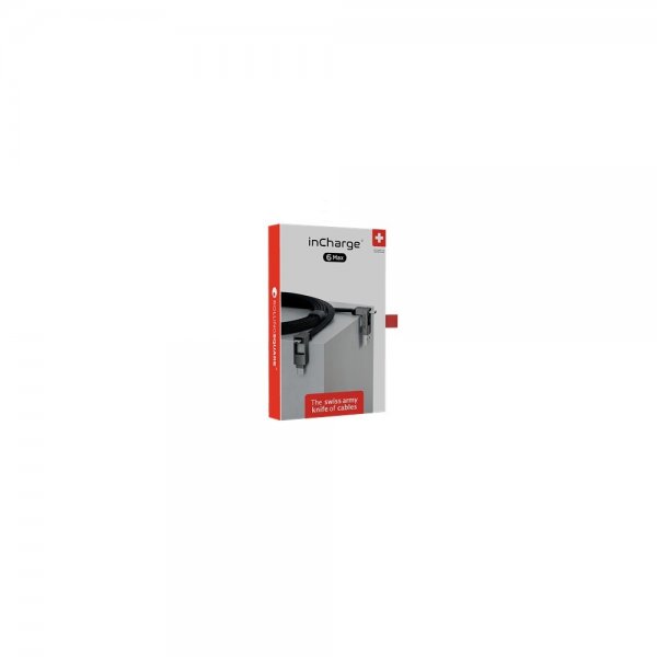 Rolling Square inCharge 6 Max -kaapeli 1,5 m 6in1 Mercury Gray