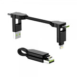 Rolling Square InCharge X -avainperäkaapeli 100 W 6in1 Lava Black