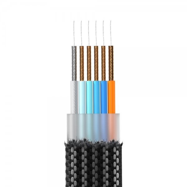 Rolling Square Kabel inCharge X Keyring 100W 6in1 Marmor Beige