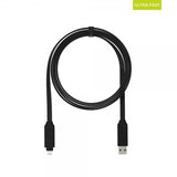 Rolling Square inCharge X Max -kaapeli, 100W, 1,5m, 6-in-1, Lava Black