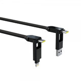 Rolling Square inCharge XL 100W 3m 6in1 -kaapeli, Urban Black