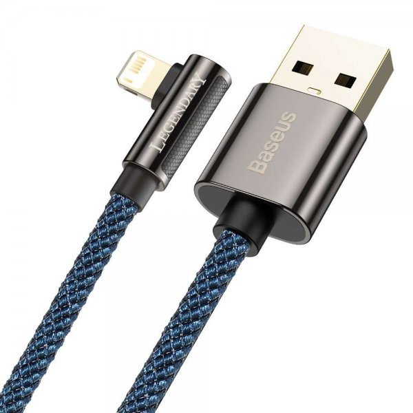 Baseus Legend Series USB-A–Lightning-kaapeli, 2 m, sininen
