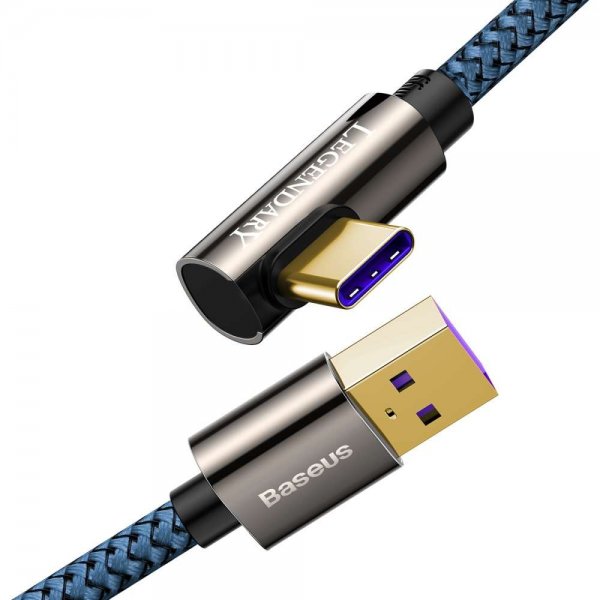 Baseus Legend Series USB-A–USB-C -kaapeli, 2 m, sininen