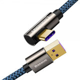 Baseus Legend Series USB-A–USB-C -kaapeli, 2 m, sininen