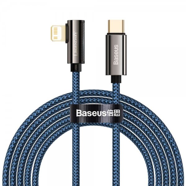 Baseus Legend Series USB-C–Lightning-kaapeli 2 m Sininen
