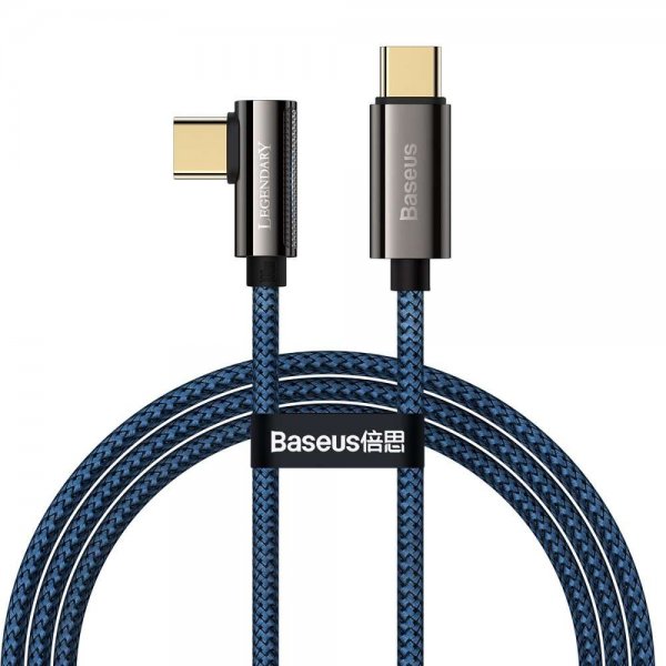 Baseus Legend Series USB-C–USB-C-kaapeli, 1 m, sininen