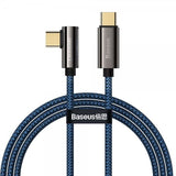 Baseus Legend Series USB-C–USB-C-kaapeli, 1 m, sininen