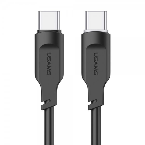 USAMS Cable Lithe Series USB-C/USB-C 1,2 m Musta