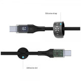 Kiinteä kaapeli näytöllä USB-C/USB-C 100W 1.2m