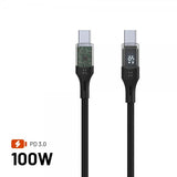 Kiinteä kaapeli näytöllä USB-C/USB-C 100W 2m