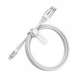 Otterbox Premium Lightning–USB-A-kaapeli 1 m, pilvenvalkoinen