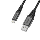 Otterbox-kaapeli Premium Lightning–USB-A-kaapeli 1 m, Dark Ash
