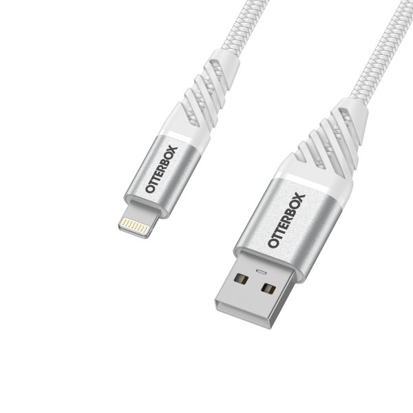 Otterbox Kaapeli Premium Lightning–USB-A-kaapeli 2 m Pilvenvalkoinen