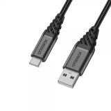 Otterbox-kaapeli Premium USB-C–USB-A-kaapeli 2 m Dark Ash