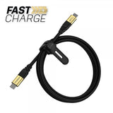 Otterbox Kaapeli Premium USB-C–USB-C 3.2 Gen 1 -kaapeli 1,8 m 100W Musta hohto