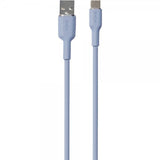 Puro Kabel Soft Charge & Sync -kaapeli USB-A/USB-C 1.5m Sininen