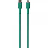 Puro Kaapeli Soft Charge & Sync USB-C/Lightning 1,5m Vihreä