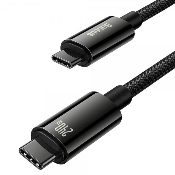 Baseus Kabel Tungsten Gold Fast Charging -lataus- ja datakaapeli 240W USB-C/USB-C 1m