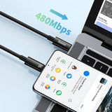 Baseus Kabel Tungsten Gold Fast Charging -lataus- ja datakaapeli 240W USB-C/USB-C 1m