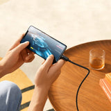 Baseus Kabel Tungsten Gold Fast Charging -lataus- ja datakaapeli 240W USB-C/USB-C 1m